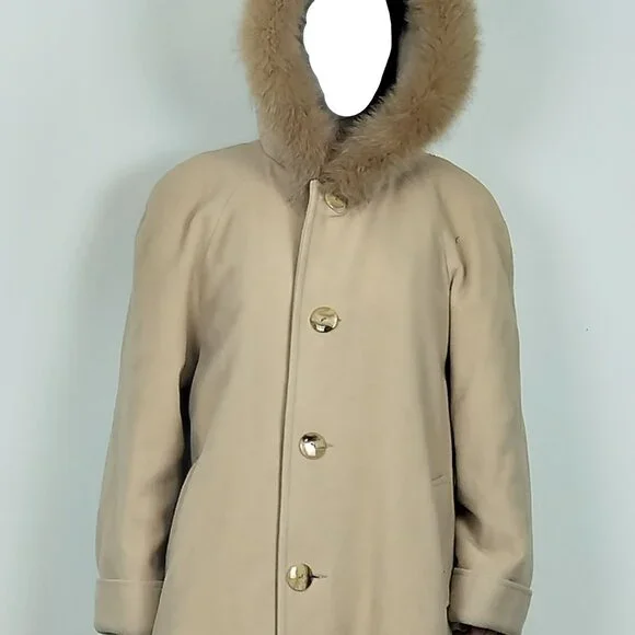 Toni Plus XL Luxury Cashmere Wool Blend Maxi Walking Coat Tan Longline Winter - Picture 2 of 10